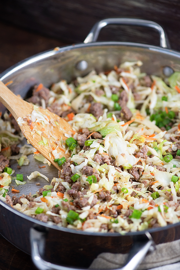 Sausage Egg Roll in a Bowl