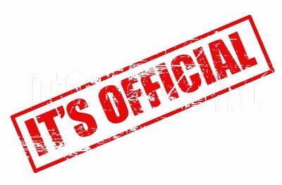 It Is Official!